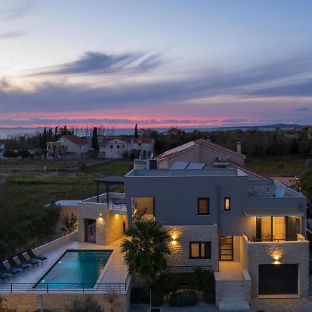 Villa Roca With Heated Pool And Sauna Privlaka  Exterior photo