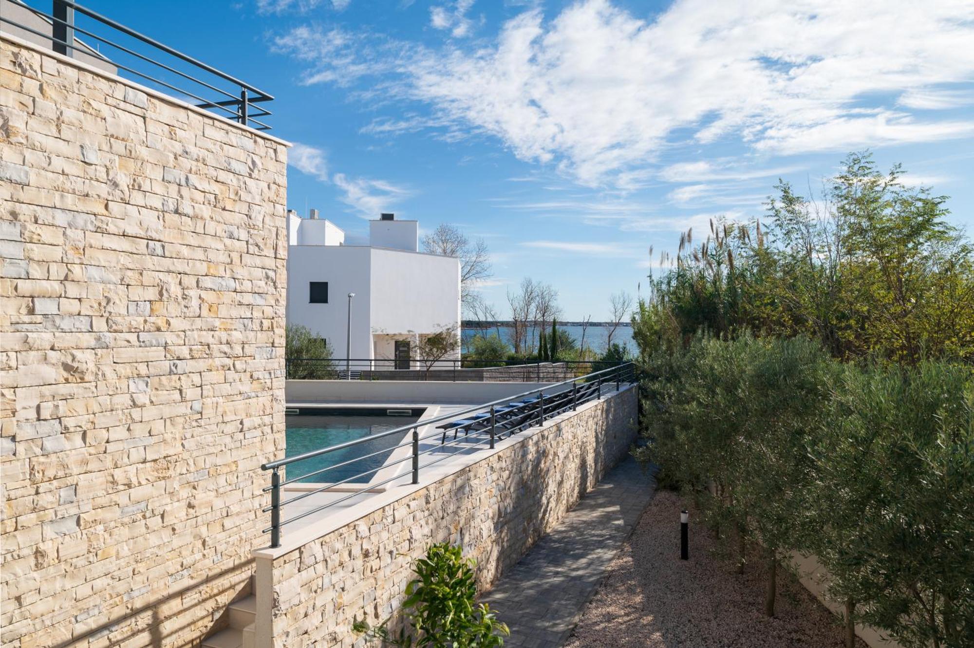 Villa Roca With Heated Pool And Sauna Privlaka  Exterior photo
